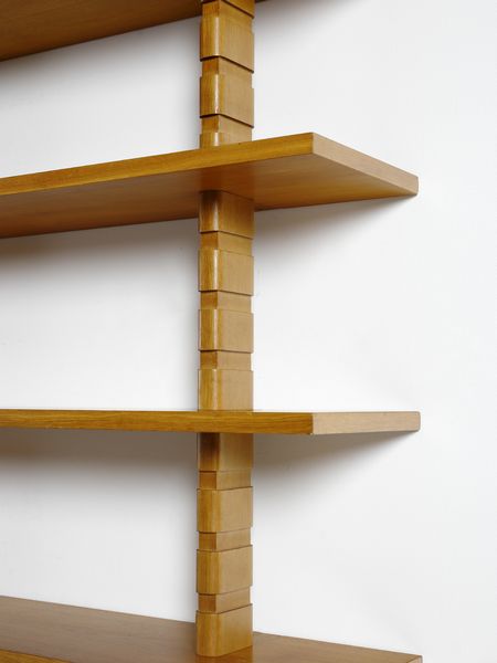 BERNINI : Libreria a due campate e cinque ripiani  - Asta Asta 516 | DESIGN E ARTI DECORATIVE DEL NOVECENTO Online - Associazione Nazionale - Case d'Asta italiane