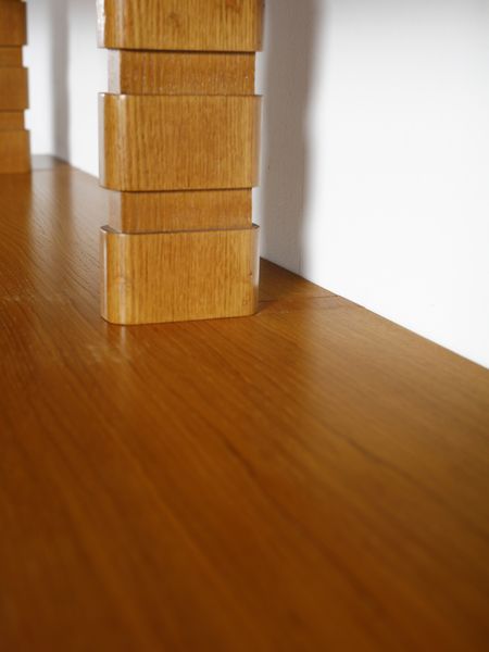 BERNINI : Libreria a due campate e cinque ripiani  - Asta Asta 516 | DESIGN E ARTI DECORATIVE DEL NOVECENTO Online - Associazione Nazionale - Case d'Asta italiane