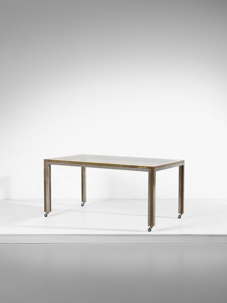 REGA ROMEO (1925 - 1984) : nello stile di. Tavolo su ruote  - Asta Asta 516 | DESIGN E ARTI DECORATIVE DEL NOVECENTO Online - Associazione Nazionale - Case d'Asta italiane