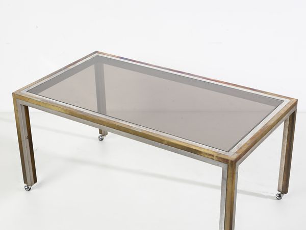 REGA ROMEO (1925 - 1984) : nello stile di. Tavolo su ruote  - Asta Asta 516 | DESIGN E ARTI DECORATIVE DEL NOVECENTO Online - Associazione Nazionale - Case d'Asta italiane