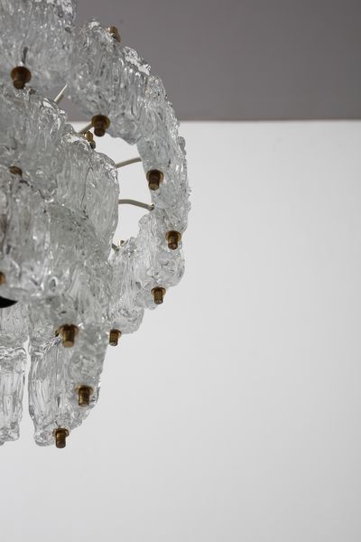BAROVIER & TOSO : Due lampade a sospensione, Murano  - Asta Asta 516 | DESIGN E ARTI DECORATIVE DEL NOVECENTO Online - Associazione Nazionale - Case d'Asta italiane