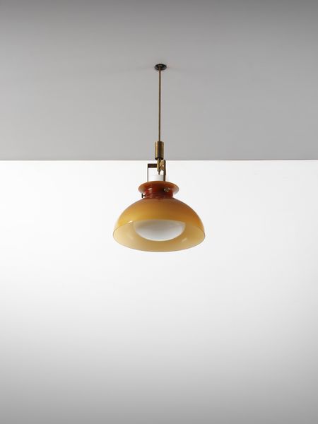 CALIARI PAOLO (1932 - 2014) : Lampada a sospensione per Venini, Murano  - Asta Asta 516 | DESIGN E ARTI DECORATIVE DEL NOVECENTO Online - Associazione Nazionale - Case d'Asta italiane