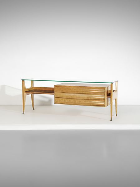 DASSI MOBILI MODERNI : attribuito. Com a tre cassetti, Lissone  - Asta Asta 516 | DESIGN E ARTI DECORATIVE DEL NOVECENTO Online - Associazione Nazionale - Case d'Asta italiane