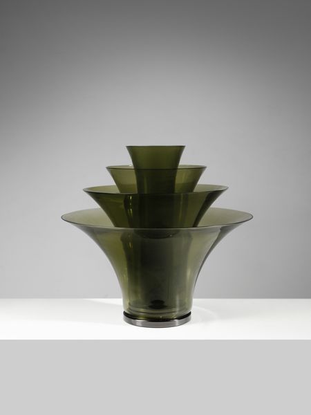 TOSO ERMANO : Lampada da tavolo mod. Adel per DIGlass, Scorz  - Asta Asta 516 | DESIGN E ARTI DECORATIVE DEL NOVECENTO Online - Associazione Nazionale - Case d'Asta italiane