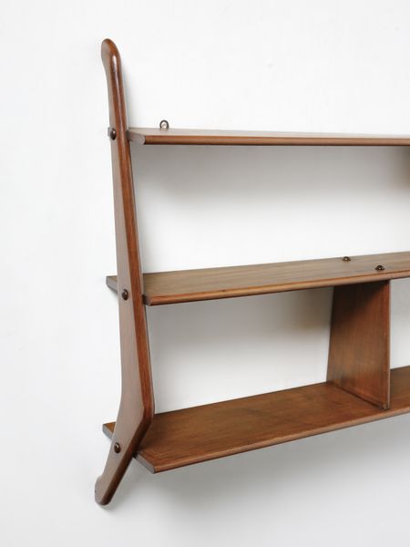 MANIFATTURA ITALIANA : Libreria pensile  - Asta Asta 516 | DESIGN E ARTI DECORATIVE DEL NOVECENTO Online - Associazione Nazionale - Case d'Asta italiane