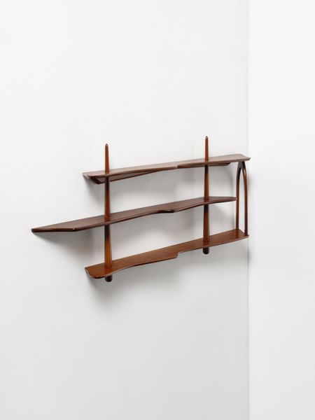 MANIFATTURA BRASILIANA : Libreria pensile  - Asta Asta 516 | DESIGN E ARTI DECORATIVE DEL NOVECENTO Online - Associazione Nazionale - Case d'Asta italiane