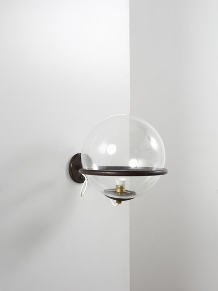 SARFATTI GINO (1912 - 1985) : Grande lampada da parete  - Asta Asta 516 | DESIGN E ARTI DECORATIVE DEL NOVECENTO Online - Associazione Nazionale - Case d'Asta italiane