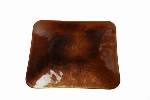 DE POLI PAOLO (1905 - 1996) : Lotto composto da un vaso a collo allungato e un vassoio, Padova  - Asta Asta 516 | DESIGN E ARTI DECORATIVE DEL NOVECENTO Online - Associazione Nazionale - Case d'Asta italiane