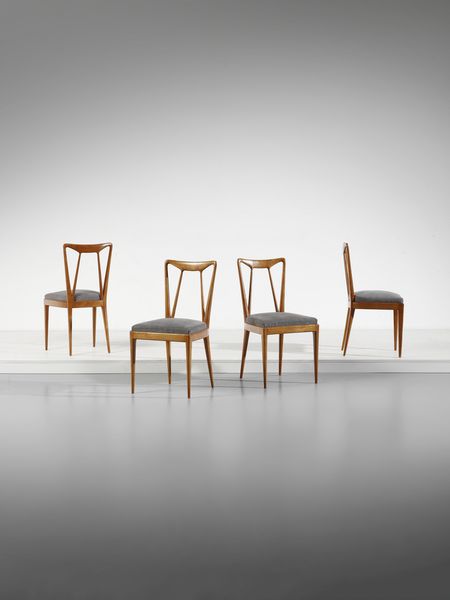 MANIFATTURA ITALIANA : Quattro sedie  - Asta Asta 516 | DESIGN E ARTI DECORATIVE DEL NOVECENTO Online - Associazione Nazionale - Case d'Asta italiane