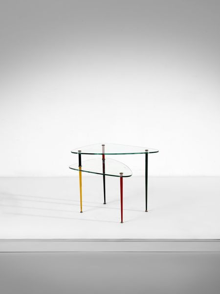 PAOLI EDOARDO : Tavolino mod. Arlecchino a configurazione varialbile per Vis, Italia  - Asta Asta 516 | DESIGN E ARTI DECORATIVE DEL NOVECENTO Online - Associazione Nazionale - Case d'Asta italiane