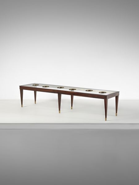 MANIFATTURA ITALIANA : Grande tavolo basso  - Asta Asta 516 | DESIGN E ARTI DECORATIVE DEL NOVECENTO Online - Associazione Nazionale - Case d'Asta italiane