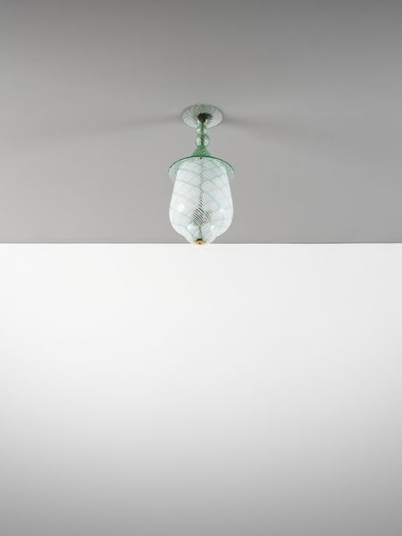 MARTENS DINO (1894 - 1970) : attribuito. Lampada a sospensione per Aureliano Toso, Murano  - Asta Asta 516 | DESIGN E ARTI DECORATIVE DEL NOVECENTO Online - Associazione Nazionale - Case d'Asta italiane
