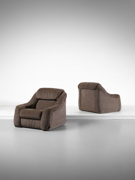 MANIFATTURA ITALIANA : Coppia di poltrone  - Asta Asta 516 | DESIGN E ARTI DECORATIVE DEL NOVECENTO Online - Associazione Nazionale - Case d'Asta italiane