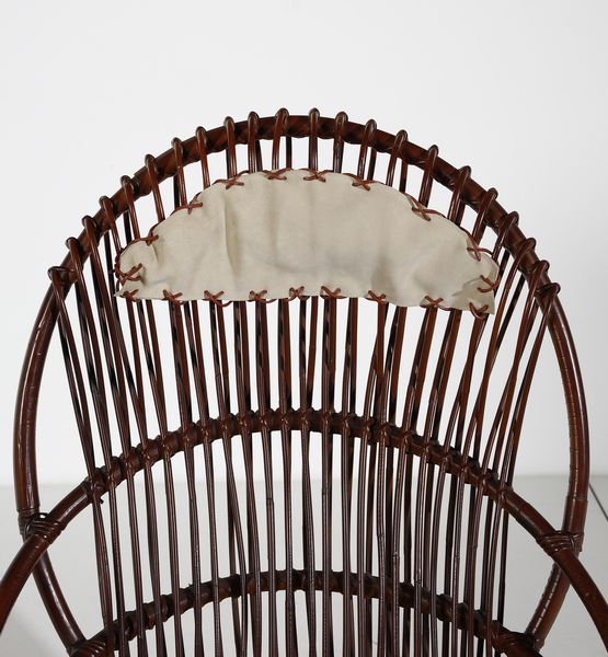 AGNOLI TITO (1931 - 2012) : Coppia di poltrone mod. Tre Cerchi per Pierantonio Bonacina, Lurago d'Erba  - Asta Asta 516 | DESIGN E ARTI DECORATIVE DEL NOVECENTO Online - Associazione Nazionale - Case d'Asta italiane