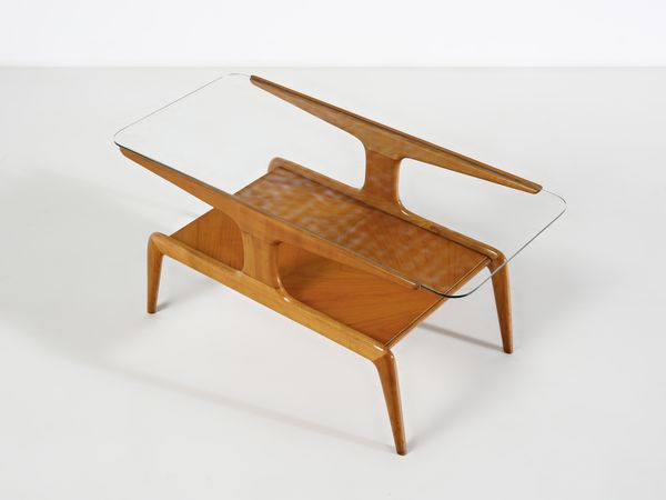 PONTI GIO (1891 - 1979) : Tavolino da salotto a due ripiani  - Asta Asta 516 | DESIGN E ARTI DECORATIVE DEL NOVECENTO Online - Associazione Nazionale - Case d'Asta italiane