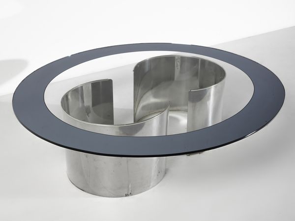 CACCIA DOMINIONI LUIGI (1913 - 2016) : Tavolo basso della serie Fascia Specchiata per Azucena, Milano  - Asta Asta 516 | DESIGN E ARTI DECORATIVE DEL NOVECENTO Online - Associazione Nazionale - Case d'Asta italiane