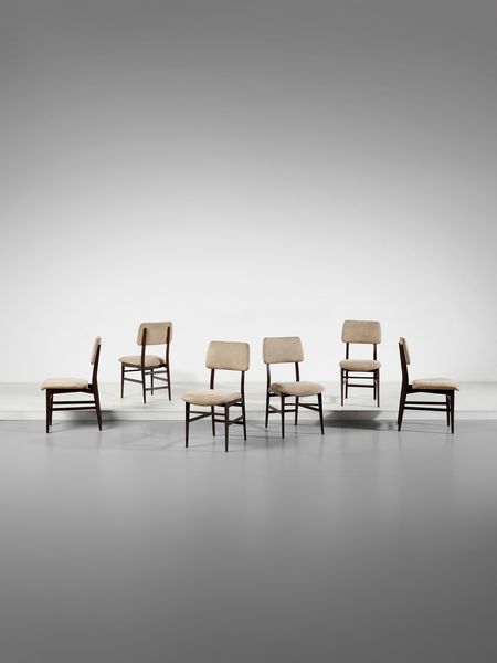 DASSI MOBILI MODERNI : Sei sedie, Lissone  - Asta Asta 516 | DESIGN E ARTI DECORATIVE DEL NOVECENTO Online - Associazione Nazionale - Case d'Asta italiane