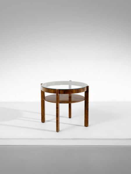 MANIFATTURA ITALIANA : Tavolino dco da salotto con piano circolare  - Asta Asta 516 | DESIGN E ARTI DECORATIVE DEL NOVECENTO Online - Associazione Nazionale - Case d'Asta italiane