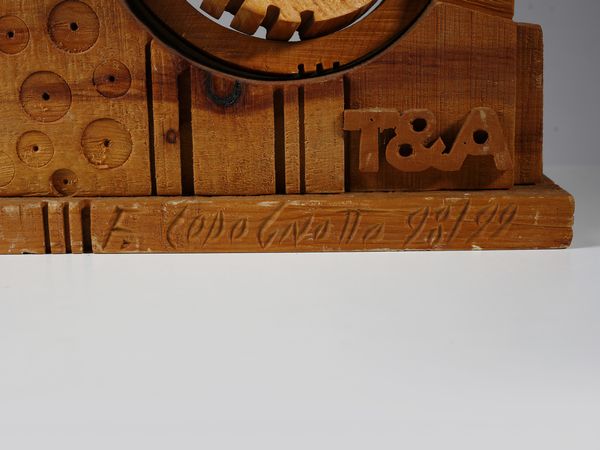 CODOGNOTTO FERDINANDO (n. 1940) : Due sculture a tutto tondo  - Asta Asta 516 | DESIGN E ARTI DECORATIVE DEL NOVECENTO Online - Associazione Nazionale - Case d'Asta italiane