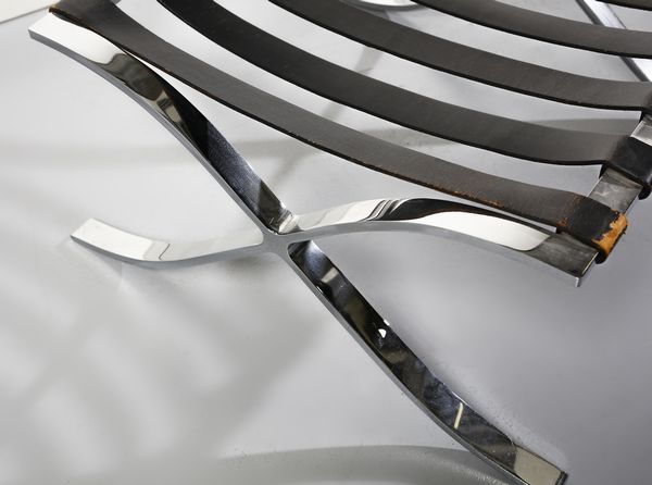 MIES VAN DER ROHE LUDWIG (1886 - 1969) : Coppia di poggiapiedi della serie Barcelona per Knoll International, USA  - Asta Asta 516 | DESIGN E ARTI DECORATIVE DEL NOVECENTO Online - Associazione Nazionale - Case d'Asta italiane