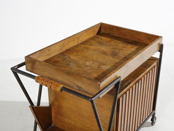 BIGLIANI, TARONE, VAIRANO : nello stile di. Carrello portavivande  - Asta Asta 516 | DESIGN E ARTI DECORATIVE DEL NOVECENTO Online - Associazione Nazionale - Case d'Asta italiane