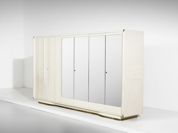 DASSI MOBILI MODERNI : attribuito. Armadio a sei ante, Lissone  - Asta Asta 516 | DESIGN E ARTI DECORATIVE DEL NOVECENTO Online - Associazione Nazionale - Case d'Asta italiane