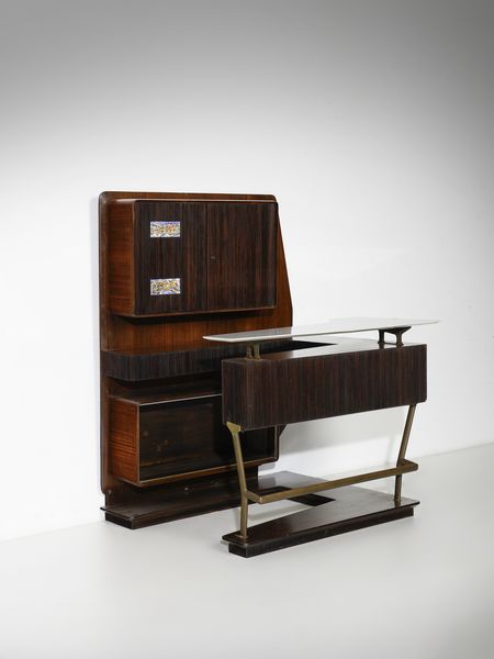 MANIFATTURA ITALIANA : Mobile bar  - Asta Asta 516 | DESIGN E ARTI DECORATIVE DEL NOVECENTO Online - Associazione Nazionale - Case d'Asta italiane