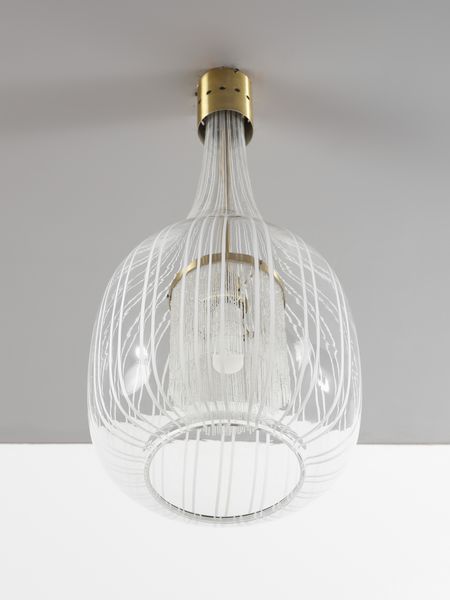 BROTTO ANGELO (1914 - 2002) : Lampada a sospensione per Esperia, Poggibonsi  - Asta Asta 516 | DESIGN E ARTI DECORATIVE DEL NOVECENTO Online - Associazione Nazionale - Case d'Asta italiane