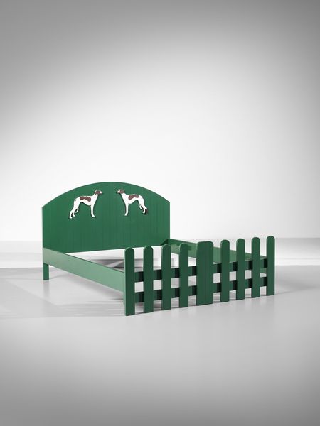DE POLI FABIO (n. 1947) : Letto matrimoniale Dog&Dog per Giovannetti, Pistoia  - Asta Asta 516 | DESIGN E ARTI DECORATIVE DEL NOVECENTO Online - Associazione Nazionale - Case d'Asta italiane