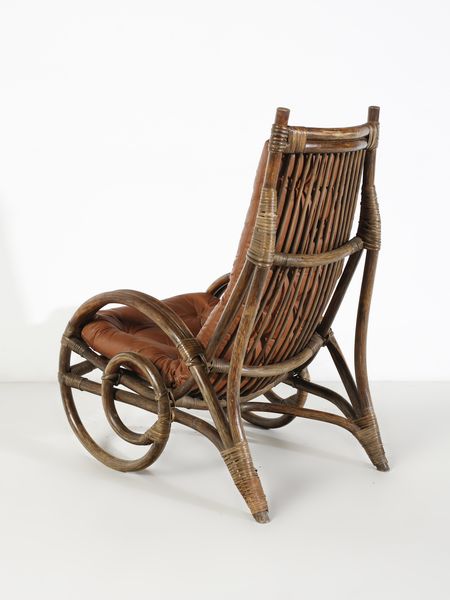 TOFFOLONI WERTHER (1930 - 2017) : attribuito. Poltrona per Gervasoni, Udine  - Asta Asta 516 | DESIGN E ARTI DECORATIVE DEL NOVECENTO Online - Associazione Nazionale - Case d'Asta italiane