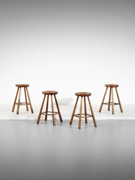 MANIFATTURA ITALIANA : Quattro sgabelli  - Asta Asta 516 | DESIGN E ARTI DECORATIVE DEL NOVECENTO Online - Associazione Nazionale - Case d'Asta italiane