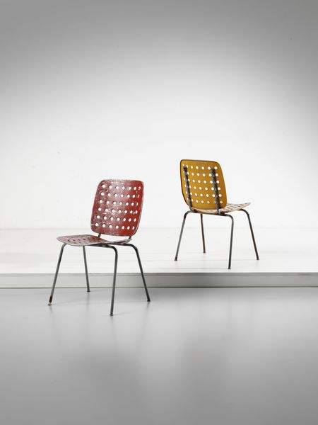 CORAY HANS (1906 - 1991) : Due sedie  - Asta Asta 516 | DESIGN E ARTI DECORATIVE DEL NOVECENTO Online - Associazione Nazionale - Case d'Asta italiane