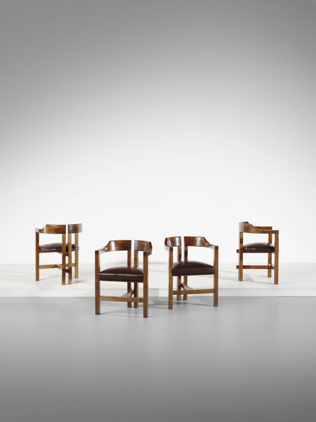 MANIFATTURA ITALIANA : Quattro poltroncine  - Asta Asta 516 | DESIGN E ARTI DECORATIVE DEL NOVECENTO Online - Associazione Nazionale - Case d'Asta italiane