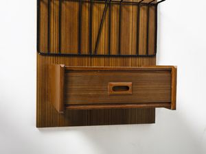 MANIFATTURA ITALIANA : Coppia di comodini pensili  - Asta Asta 516 | DESIGN E ARTI DECORATIVE DEL NOVECENTO Online - Associazione Nazionale - Case d'Asta italiane