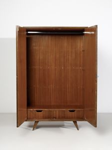 GAMBERINI ITALO : attribuito. Armadio a due ante  - Asta Asta 516 | DESIGN E ARTI DECORATIVE DEL NOVECENTO Online - Associazione Nazionale - Case d'Asta italiane