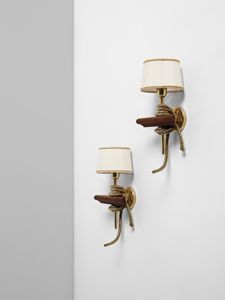 BANCI - Coppia di lampade da parete Nodo Marino, Firenze