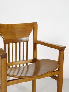 RIVADOSSI GIUSEPPE (n. 1935) : Otto sedie con braccioli mod. Medea per Officina Rivadossi, Nave  - Asta Asta 516 | DESIGN E ARTI DECORATIVE DEL NOVECENTO Online - Associazione Nazionale - Case d'Asta italiane