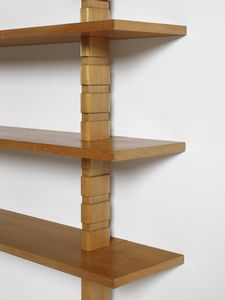 BERNINI : Libreria a due campate e cinque ripiani  - Asta Asta 516 | DESIGN E ARTI DECORATIVE DEL NOVECENTO Online - Associazione Nazionale - Case d'Asta italiane