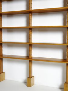 BERNINI : Libreria a due campate e cinque ripiani  - Asta Asta 516 | DESIGN E ARTI DECORATIVE DEL NOVECENTO Online - Associazione Nazionale - Case d'Asta italiane