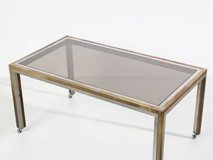 REGA ROMEO (1925 - 1984) : nello stile di. Tavolo su ruote  - Asta Asta 516 | DESIGN E ARTI DECORATIVE DEL NOVECENTO Online - Associazione Nazionale - Case d'Asta italiane