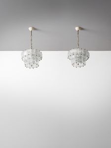 BAROVIER & TOSO : Due lampade a sospensione, Murano  - Asta Asta 516 | DESIGN E ARTI DECORATIVE DEL NOVECENTO Online - Associazione Nazionale - Case d'Asta italiane