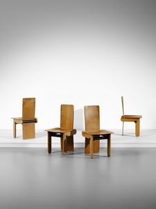 SCARPA CARLO (1906 - 1978) - Quattro sedie
