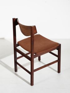 MANIFATTURA ITALIANA : Sei sedie  - Asta Asta 516 | DESIGN E ARTI DECORATIVE DEL NOVECENTO Online - Associazione Nazionale - Case d'Asta italiane