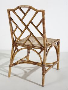 MANIFATTURA ITALIANA : Quattro sedie  - Asta Asta 516 | DESIGN E ARTI DECORATIVE DEL NOVECENTO Online - Associazione Nazionale - Case d'Asta italiane