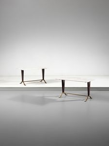 MANIFATTURA ITALIANA - Coppia di tavolini