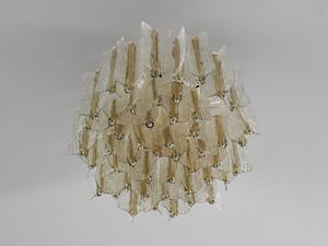 VENINI : Lampada a sospensione della serie Elica, Murano  - Asta Asta 516 | DESIGN E ARTI DECORATIVE DEL NOVECENTO Online - Associazione Nazionale - Case d'Asta italiane