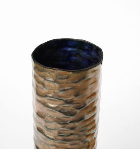 DE POLI PAOLO (1905 - 1996) : Lotto composto da un vaso a collo allungato e un vassoio, Padova  - Asta Asta 516 | DESIGN E ARTI DECORATIVE DEL NOVECENTO Online - Associazione Nazionale - Case d'Asta italiane