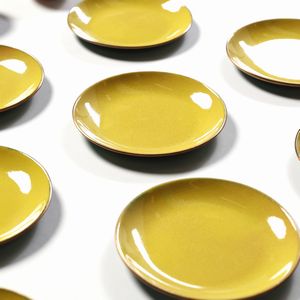 DE POLI PAOLO (1905 - 1996) : Lotto composto da quattro sottopiatti, dodici portapane, un sottobicchiere, cinque portaburro, Padova  - Asta Asta 516 | DESIGN E ARTI DECORATIVE DEL NOVECENTO Online - Associazione Nazionale - Case d'Asta italiane