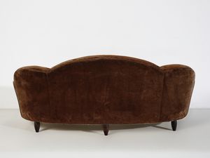 MANIFATTURA ITALIANA : Divano curvo  - Asta Asta 516 | DESIGN E ARTI DECORATIVE DEL NOVECENTO Online - Associazione Nazionale - Case d'Asta italiane