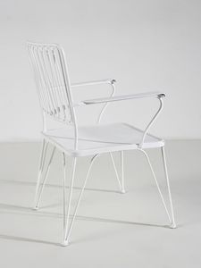 CASA E GIARDINO : Quattro sedie con braccioli  - Asta Asta 516 | DESIGN E ARTI DECORATIVE DEL NOVECENTO Online - Associazione Nazionale - Case d'Asta italiane